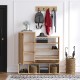 Shoe Cabinet Wess Oak Shoe Cabinet Wess Oak