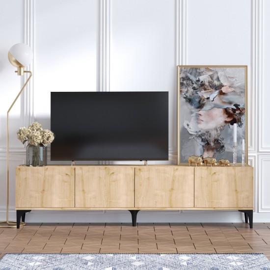 TV Stand Nora - Sapphire Oak Sapphire Oak Hanah Home TV Stand Nora - Sapphire Oak Sapphire Oak