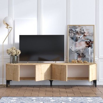 TV Stand Nora - Sapphire Oak Sapphire Oak