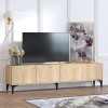 Hanah Home TV Stand Nora - Sapphire Oak Sapphire Oak
