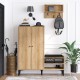 Shoe Cabinet Jess Oak Shoe Cabinet Jess Oak