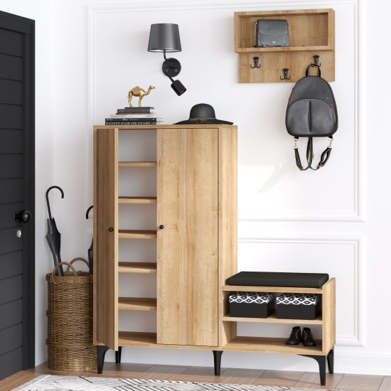 Shoe Cabinet Jess Oak Shoe Cabinet Jess Oak