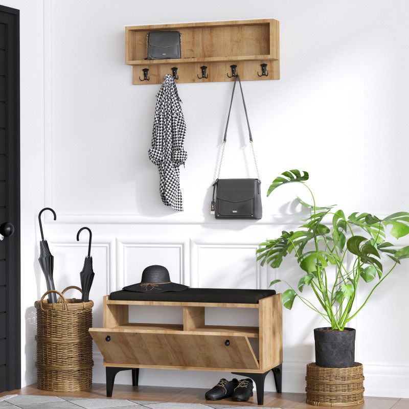 Shoe Cabinet Lena Oak