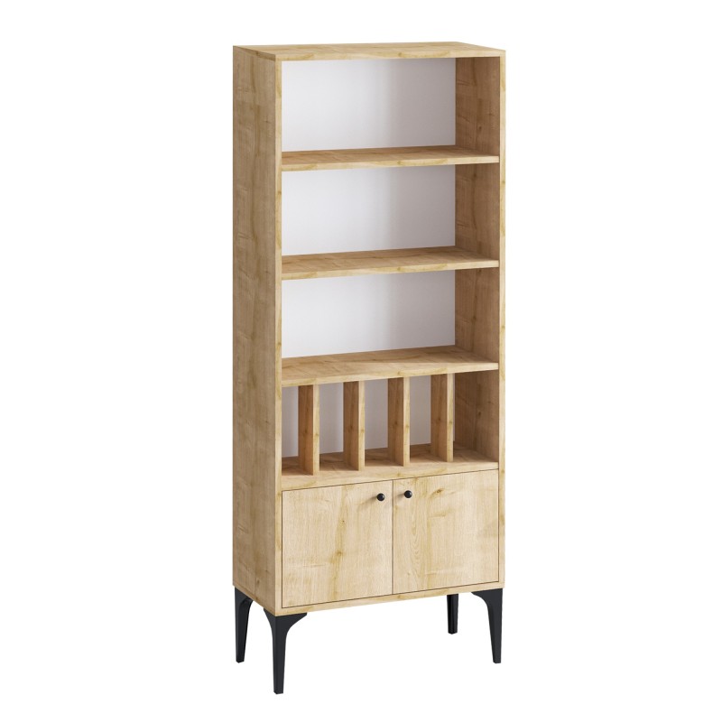 Bookshelf Pollux Sapphire Oak