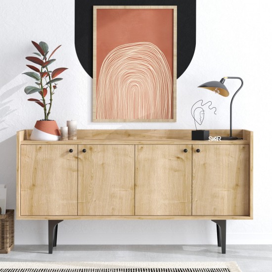 Μπουφές Navi 150x80x40cm - Sapphire Δρυς Μπουφές Navi 150x80x40cm - Sapphire Δρυς