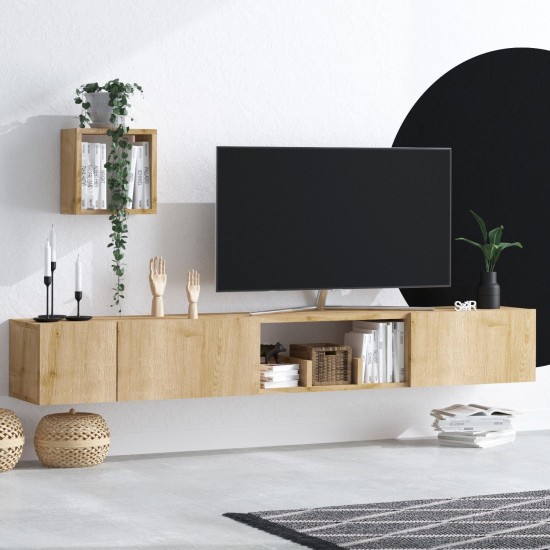 Hanah Home TV Unit Avior Sapphire Oak