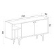 Console Canopus Sapphire Oak Console Canopus Sapphire Oak
