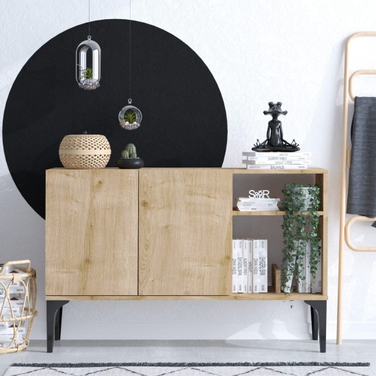 Μπουφές Oscar 120x40x80εκ - Dec0073 Sapphire Δρυς Black Μπουφές Oscar 120x40x80εκ - Dec0073 Sapphire Δρυς Black