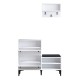 Shoe Cabinet Fredy White
Black Shoe Cabinet Fredy White
Black