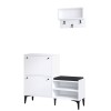 Shoe Cabinet Fredy White
Black