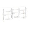 Hanah Home Bookshelf Laba Oak