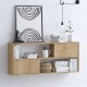 Μπουφές - Flora - Χρώμα Δρυς - 120x22x50εκ Μπουφές - Flora - Χρώμα Δρυς - 120x22x50εκ