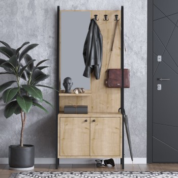 Hall Stand Lumi Dec0145 Oak
Black