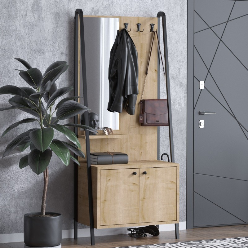 Hall Stand Lumi Dec0145 Oak
Black