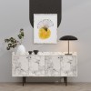 Console Navi - Carrara Marble Carrara Marble