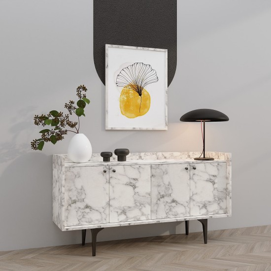 Console Navi - Carrara Marble Carrara Marble Console Navi - Carrara Marble Carrara Marble