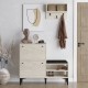 Shoe Cabinet Bred - Travertine Travertine