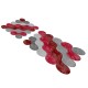 Bathmat Set (2 Pieces) 21011715Kz Red Lessentiel Bathmat Set (2 Pieces) 21011715Kz Red