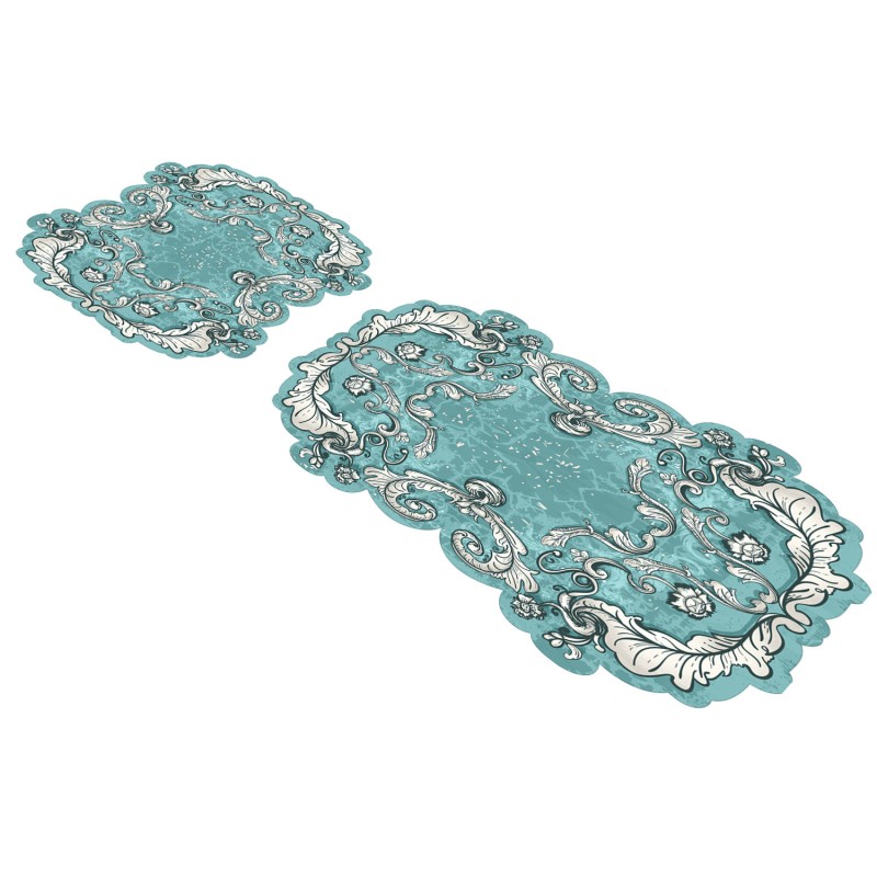 Lessentiel Bathmat Set (2 Pieces) 21014915Tr Turquoise