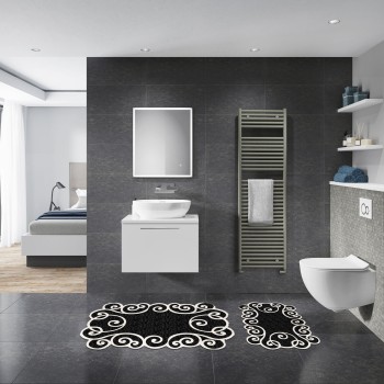 Bathmat Set (2 Pieces) 21010915Sy Black
White