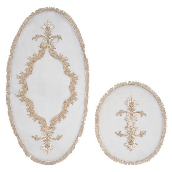 Bathmat Set (2 Pieces) Alne4656 Cream Lessentiel Bathmat Set (2 Pieces) Alne4656 Cream