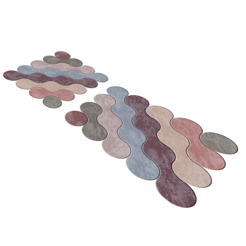 Lessentiel Bathmat Set (2 Pieces) 21011715Rn Multicolor