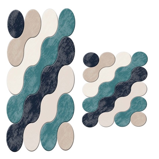 Lessentiel Bathmat Set (2 Pieces) 21011715Ma Blue