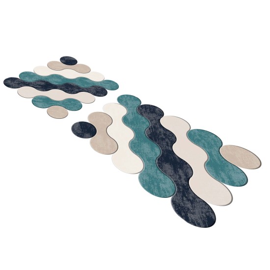 Lessentiel Bathmat Set (2 Pieces) 21011715Ma Blue