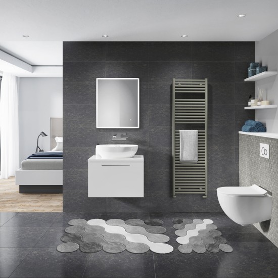 Lessentiel Bathmat Set (2 Pieces) 21011715Gr Grey