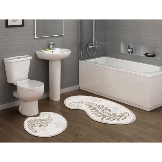 Bathmat Set (2 Pieces) 210Fg41115Kr Cream Lessentiel Bathmat Set (2 Pieces) 210Fg41115Kr Cream