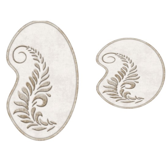 Bathmat Set (2 Pieces) 210Fg41115Kr Cream Lessentiel Bathmat Set (2 Pieces) 210Fg41115Kr Cream