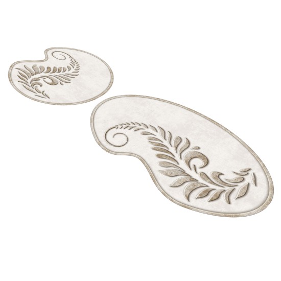 Bathmat Set (2 Pieces) 210Fg41115Kr Cream Lessentiel Bathmat Set (2 Pieces) 210Fg41115Kr Cream