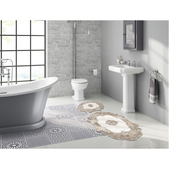 Lessentiel Bathmat Set (2 Pieces) 210Fg41715Kr Cream