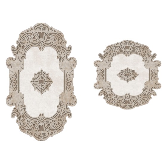 Lessentiel Bathmat Set (2 Pieces) 210Fg41715Kr Cream
