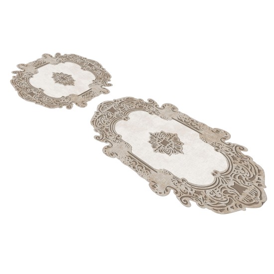Lessentiel Bathmat Set (2 Pieces) 210Fg41715Kr Cream