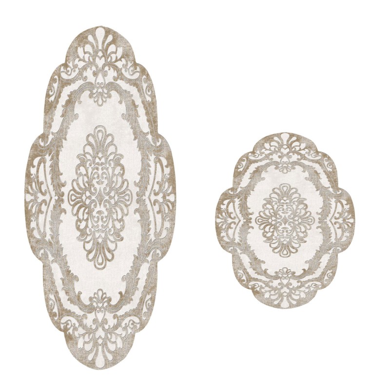 Lessentiel Bathmat Set (2 Pieces) 21010715Bj Beige
White