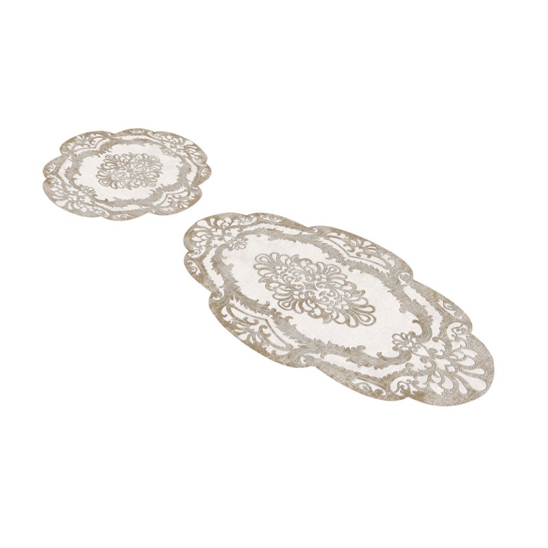 Lessentiel Bathmat Set (2 Pieces) 21010715Bj Beige
White