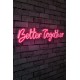 Decorative Plastic Led Lighting Better Together - Pink Pink Wallxpert Decorative Plastic Led Lighting Better Together - Pink Pink