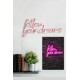 Decorative Plastic Led Lighting Follow Your Dreams - Pink Pink Wallxpert Decorative Plastic Led Lighting Follow Your Dreams - Pink Pink