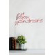 Decorative Plastic Led Lighting Follow Your Dreams - Pink Pink Wallxpert Decorative Plastic Led Lighting Follow Your Dreams - Pink Pink