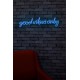 Decorative Plastic Led Lighting Good Vibes Only - Blue Blue Wallxpert Decorative Plastic Led Lighting Good Vibes Only - Blue Blue