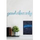 Decorative Plastic Led Lighting Good Vibes Only - Blue Blue Wallxpert Decorative Plastic Led Lighting Good Vibes Only - Blue Blue