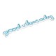Decorative Plastic Led Lighting Good Vibes Only - Blue Blue Wallxpert Decorative Plastic Led Lighting Good Vibes Only - Blue Blue