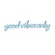 Decorative Plastic Led Lighting Good Vibes Only - Blue Blue Wallxpert Decorative Plastic Led Lighting Good Vibes Only - Blue Blue