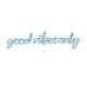 Decorative Plastic Led Lighting Good Vibes Only - Blue Blue Wallxpert Decorative Plastic Led Lighting Good Vibes Only - Blue Blue