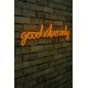 Decorative Plastic Led Lighting Good Vibes Only - Yellow Yellow Wallxpert Decorative Plastic Led Lighting Good Vibes Only - Yellow Yellow
