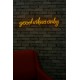 Decorative Plastic Led Lighting Good Vibes Only - Yellow Yellow Wallxpert Decorative Plastic Led Lighting Good Vibes Only - Yellow Yellow