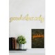 Decorative Plastic Led Lighting Good Vibes Only - Yellow Yellow Wallxpert Decorative Plastic Led Lighting Good Vibes Only - Yellow Yellow