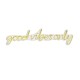 Decorative Plastic Led Lighting Good Vibes Only - Yellow Yellow Wallxpert Decorative Plastic Led Lighting Good Vibes Only - Yellow Yellow