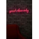 Decorative Plastic Led Lighting Good Vibes Only - Pink Pink Wallxpert Decorative Plastic Led Lighting Good Vibes Only - Pink Pink